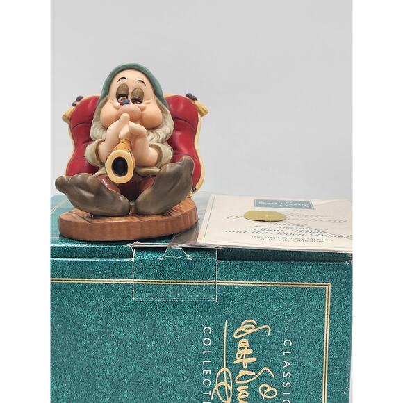 WDCC Sleepy “Zzzzzzz” Figurine Snow White Seven Dwarfs Disney Retired Box COA - Picture 3 of 16